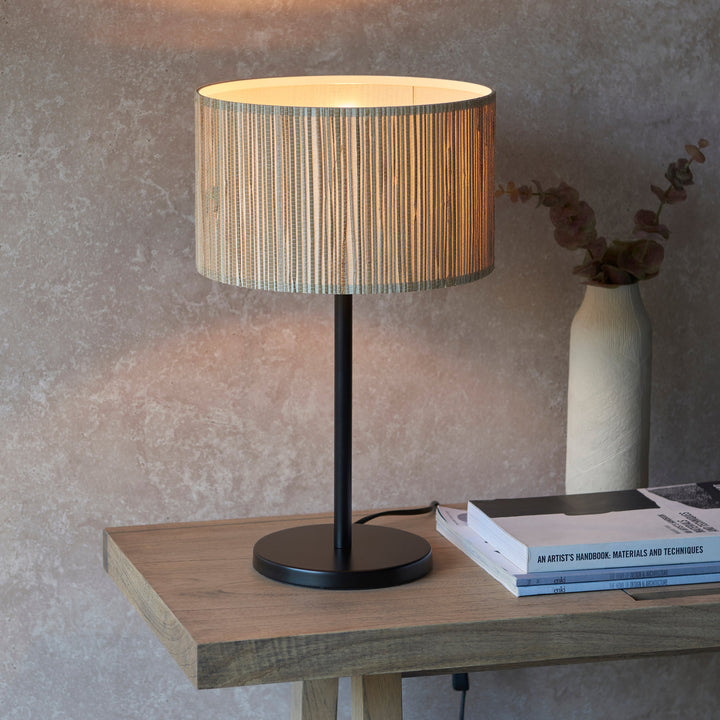 121511 Longshore - Twin Pack Table Lamp Natural Black
