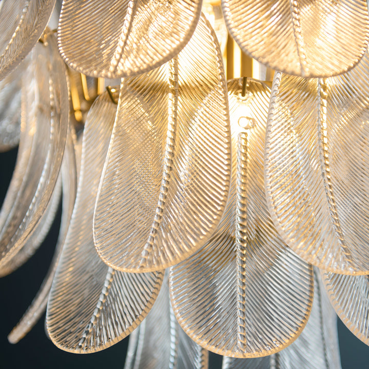 121771 Autumn 4 Light Pendant Brass