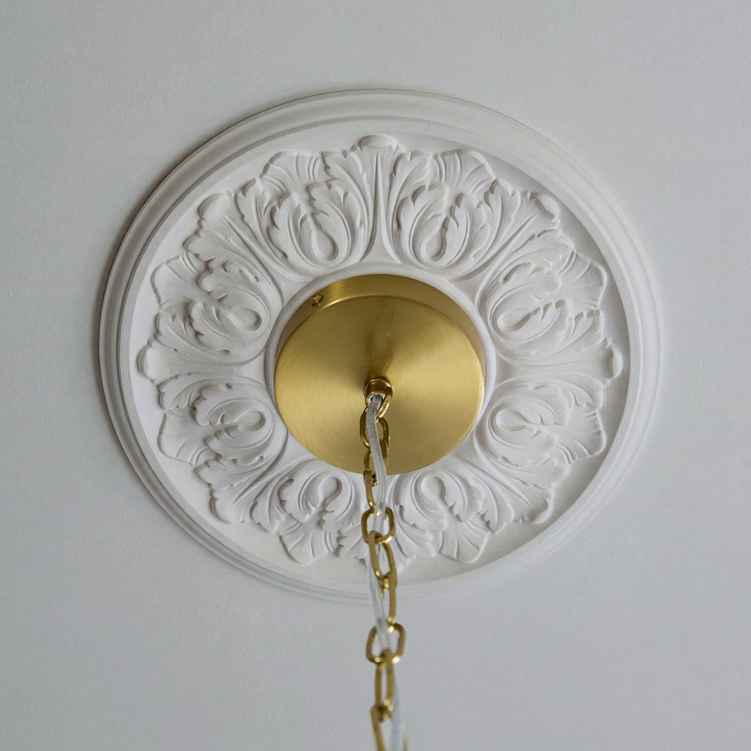 121771 Autumn 4 Light Pendant Brass