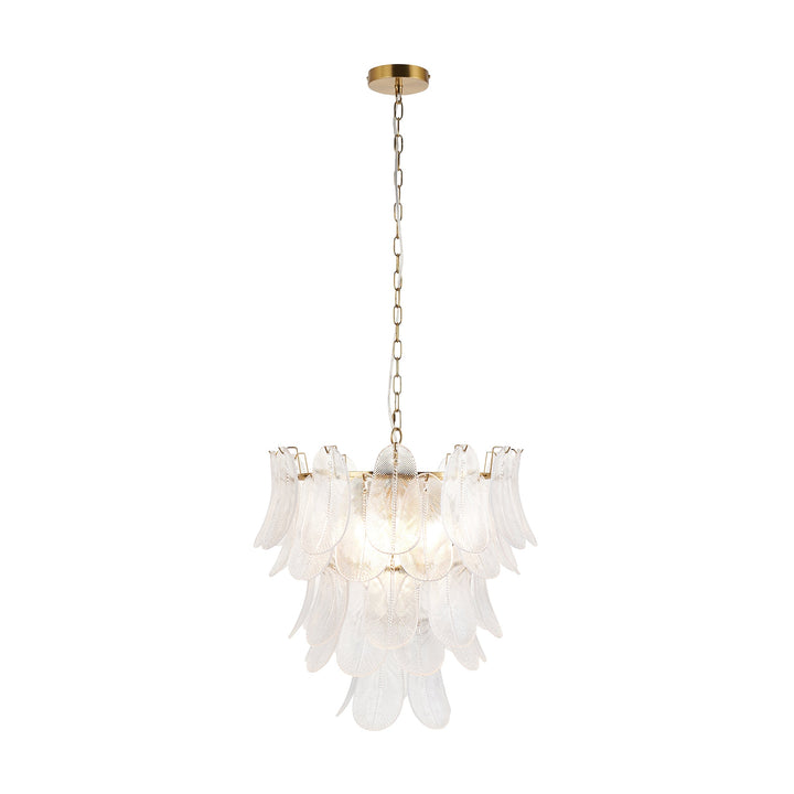 121771 Autumn 4 Light Pendant Brass