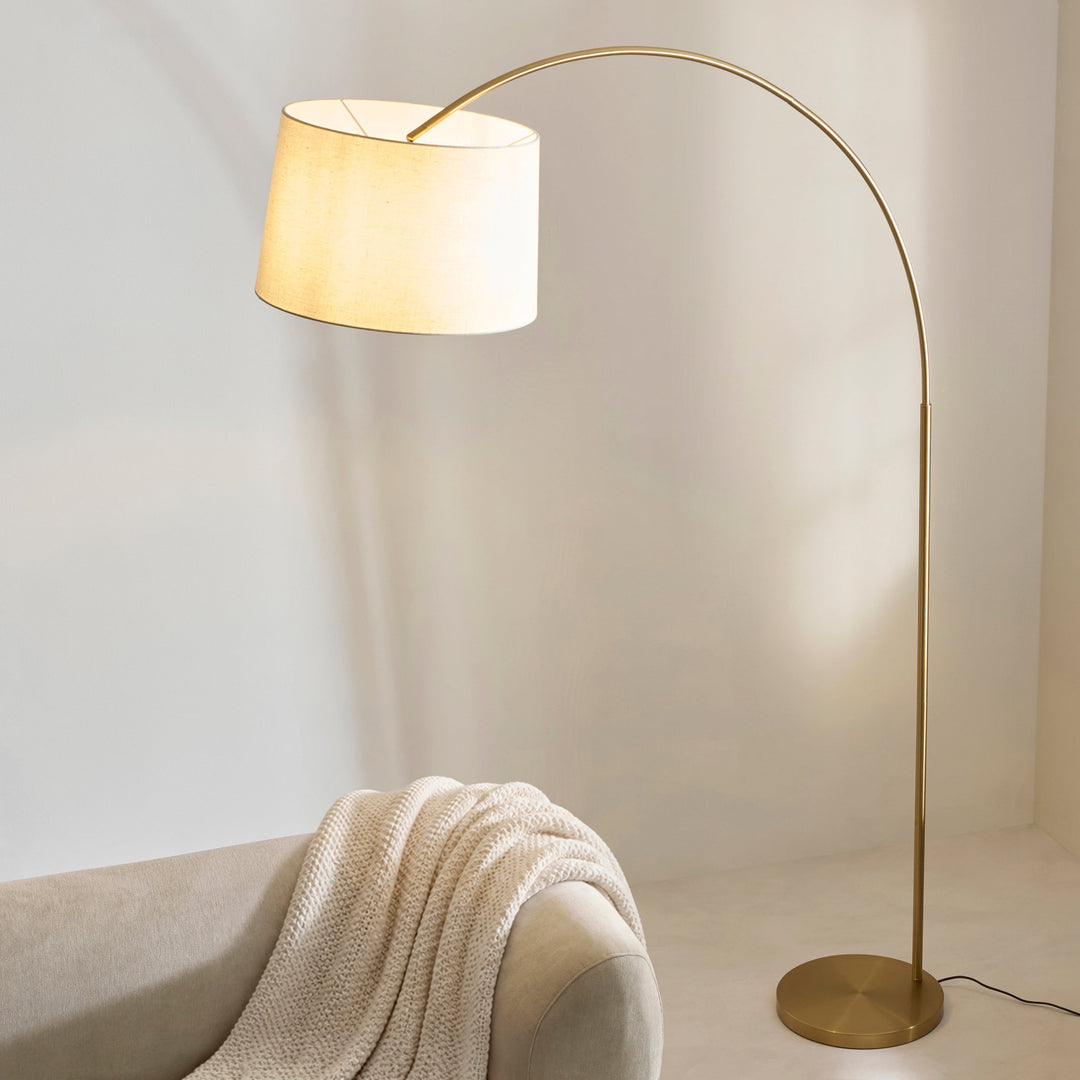 122264 Carlson XL Floor Lamp Brass