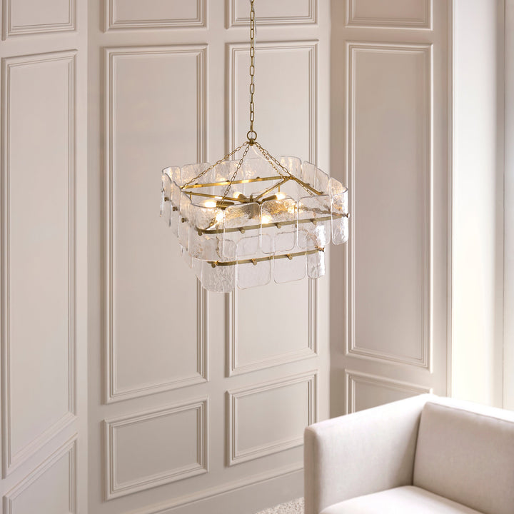 122739 Venice 6 Light Pendant Brass
