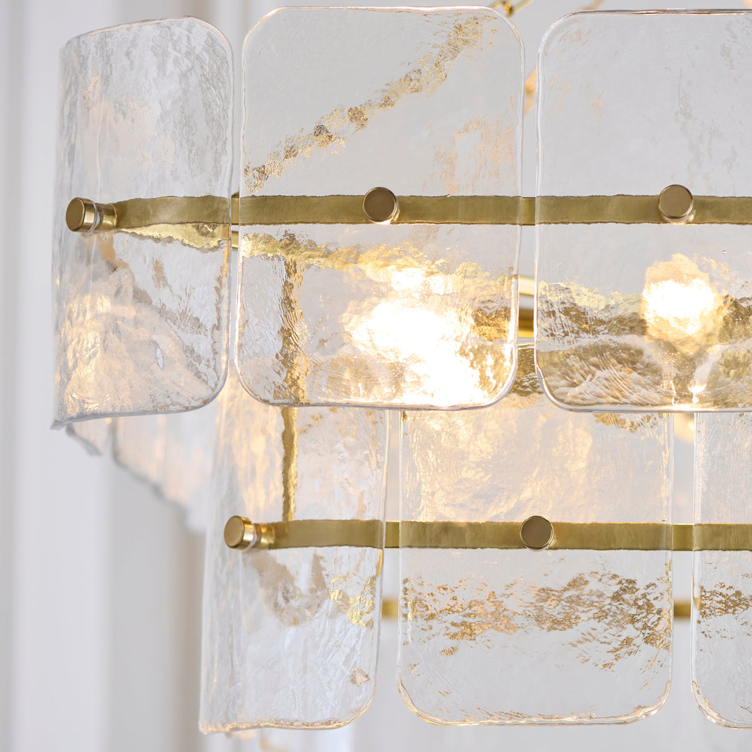 122739 Venice 6 Light Pendant Brass
