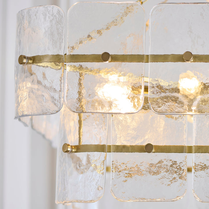 122739 Venice 6 Light Pendant Brass
