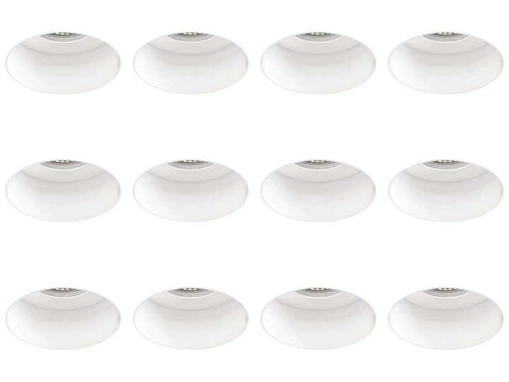 Astro Lighting 1248017 | Round Fixed Downlight | Trimless &amp; Fire-Rated | Pack Of 12- £40.64