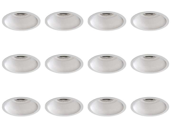 Astro 1249034 | Slimline Round Fixed Downlight | Matt White Finish | Pack Of 12 - £18.14 each
