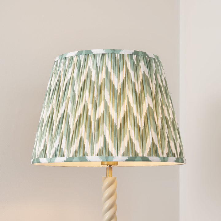 125405 Twist &amp; ZigZag 40cm Floor Lamp White Green