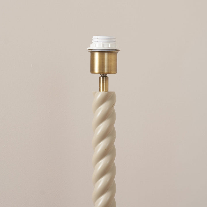 125405 Twist &amp; ZigZag 40cm Floor Lamp White Green