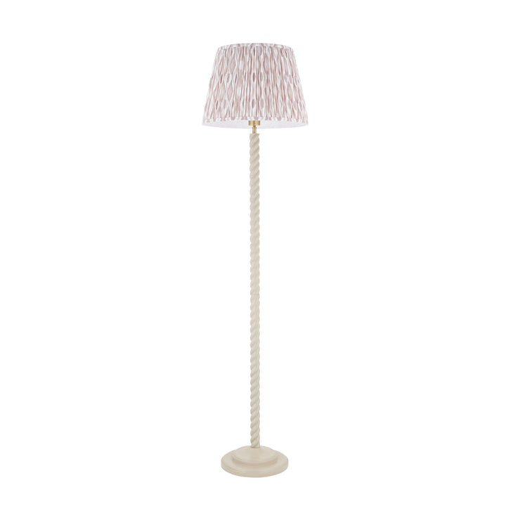 125407 Twist &amp; Ikat 40cm Floor Lamp White