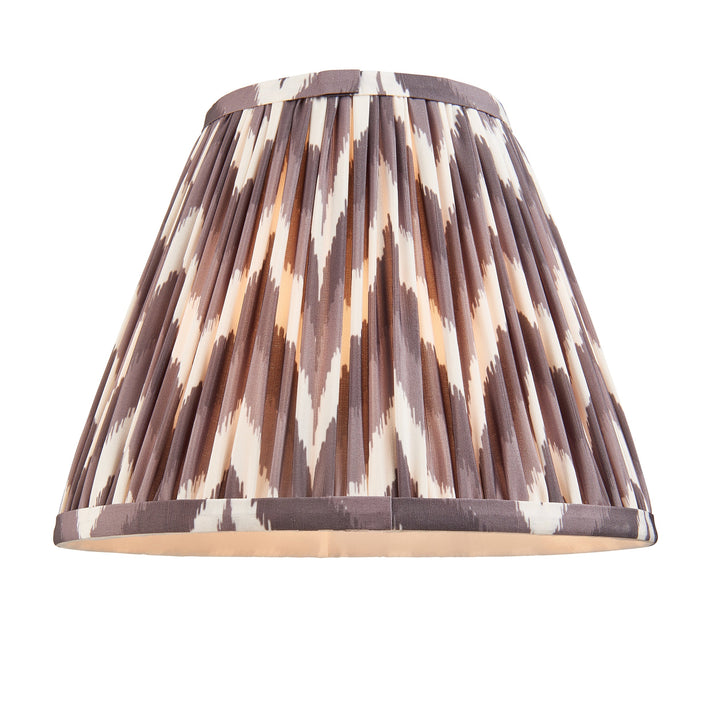 125408 Twist &amp; Zigzag 25cm Table Lamp Wood Grey