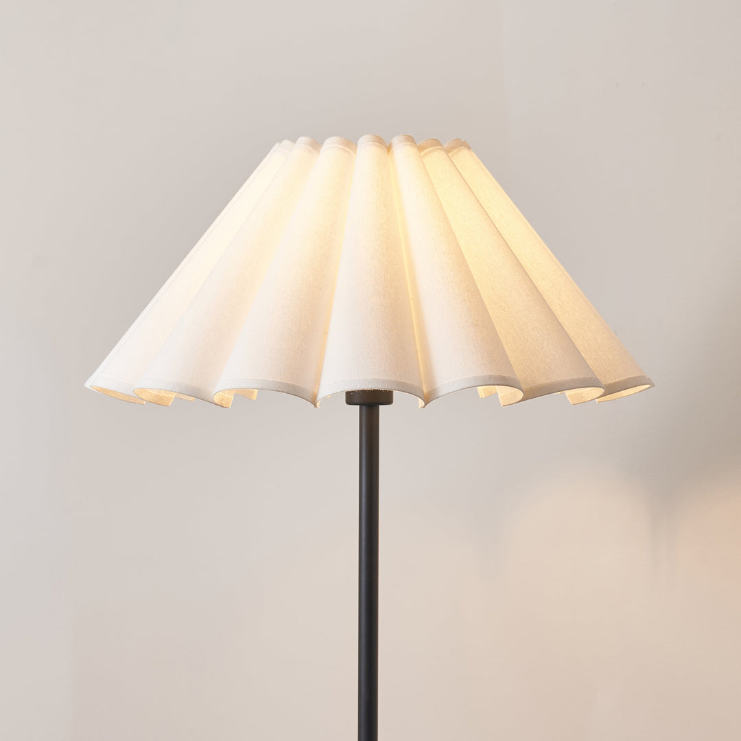 125416 Arlo &amp; Ayla 53cm Floor Lamp Black