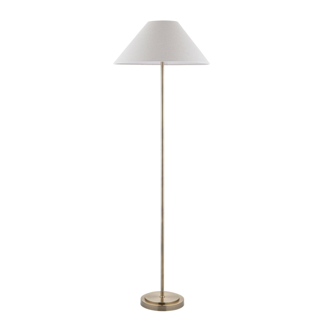 125419 Arlo &amp; Avalon 52cm Floor Lamp Brass