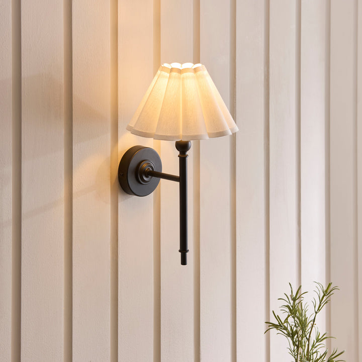 125424 Sylvie Wall Light Black