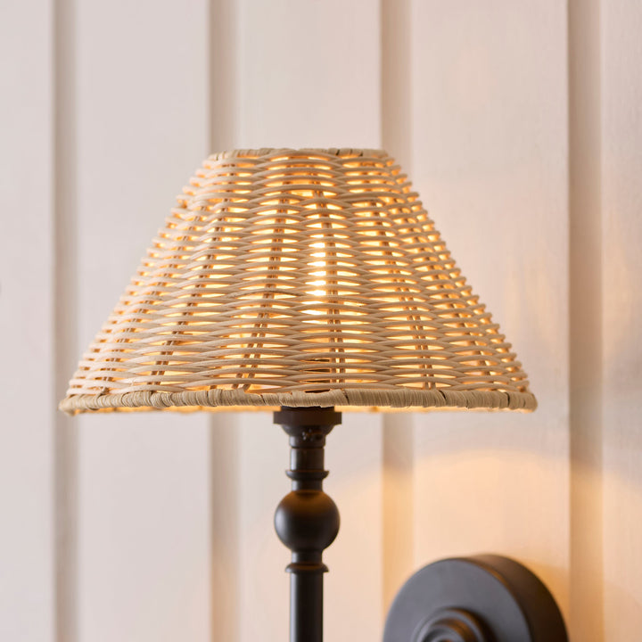 125449 Jericho Wall Light Black