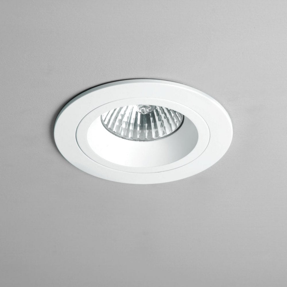 Astro 1240024 Taro Round Fire-Rated Downlight/Recessed Spot Light Matt White (S)