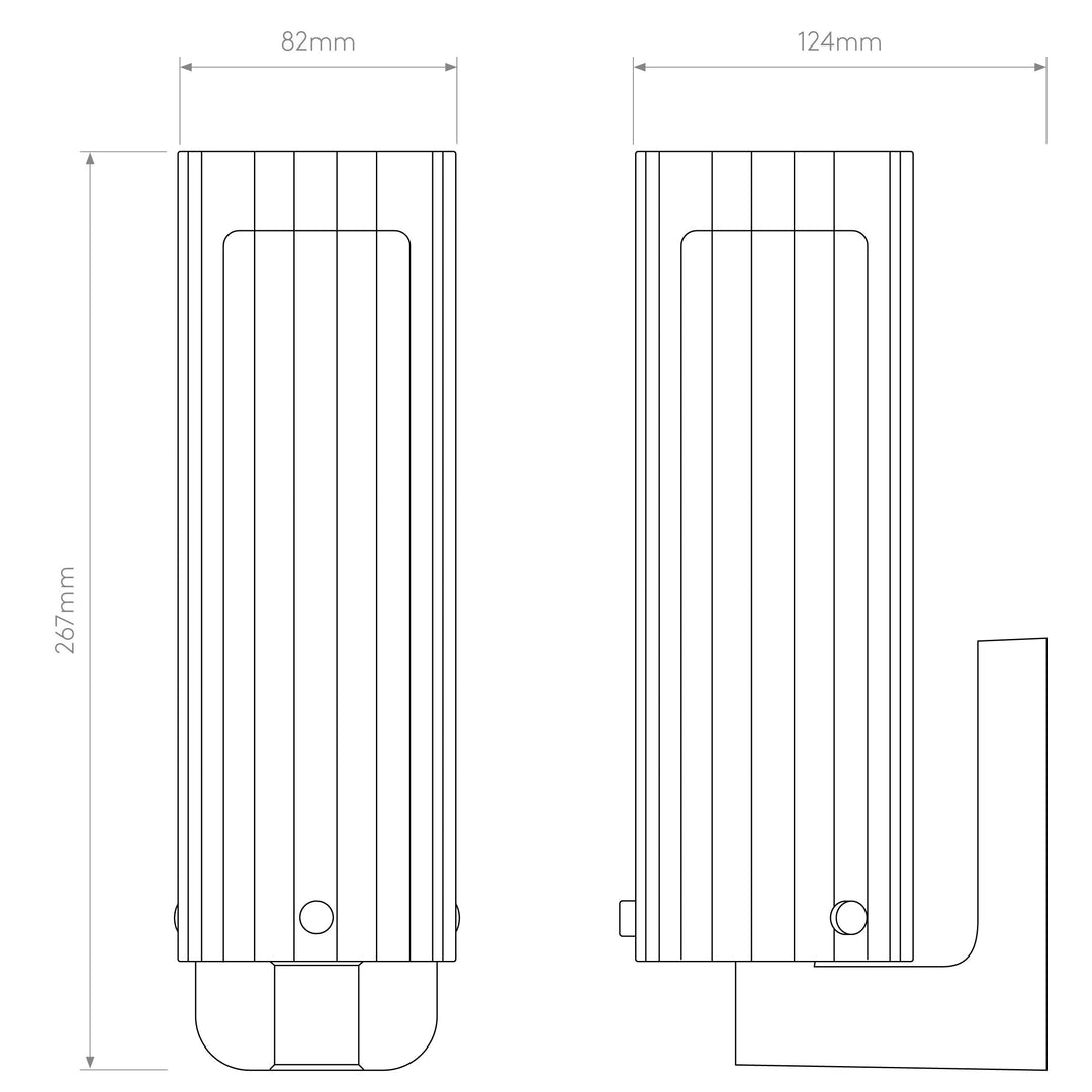 Astro 1411011 Ottavino Bathroom Wall Light Matt Brushed Brass