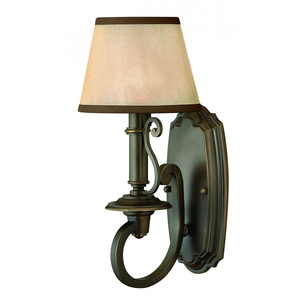 Hinkley HK/PLYMOUTH1 Plymouth 1 Light Wall Light (S)