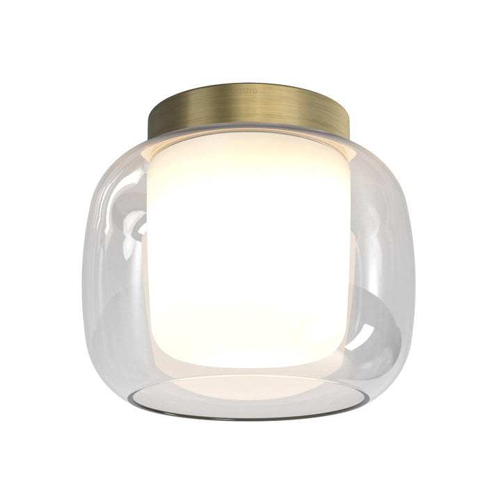 Astro 1450015 Aquina 240 Bathroom Ceiling Light Matt Brushed Brass