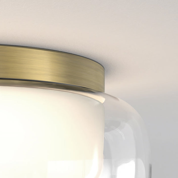 Astro 1450016 Aquina 360 Bathroom Ceiling Light Matt Brushed Brass