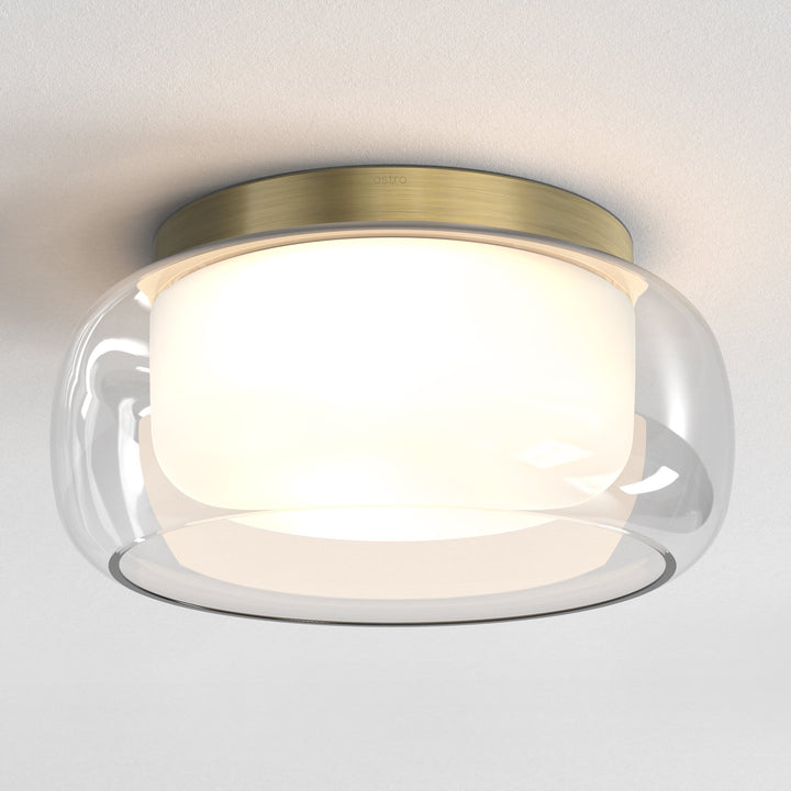 Astro 1450016 Aquina 360 Bathroom Ceiling Light Matt Brushed Brass
