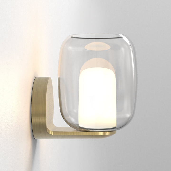 Astro 1450019 Aquina Bathroom Wall Light Matt Brushed Brass