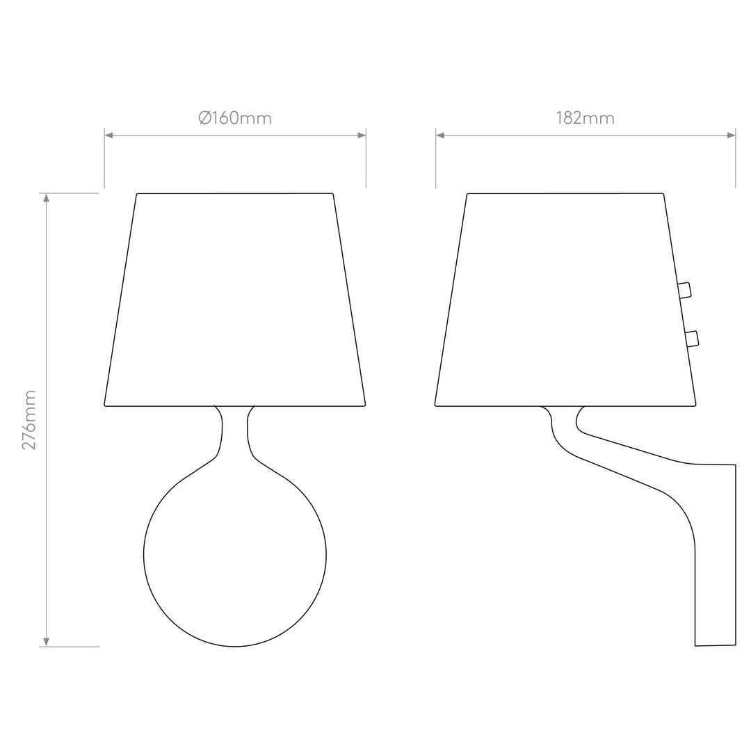 Astro 1454006 Millie Bathroom Wall Light Antique Brass