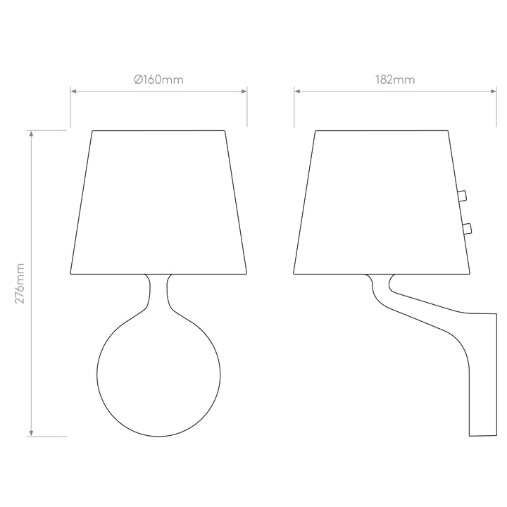 Astro 1454006 Millie Bathroom Wall Light Antique Brass
