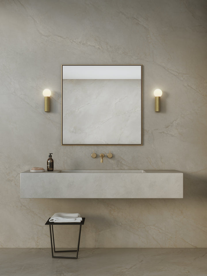 Astro 1459012 Ortona Bathroom Single Wall Light Matt Brushed Brass