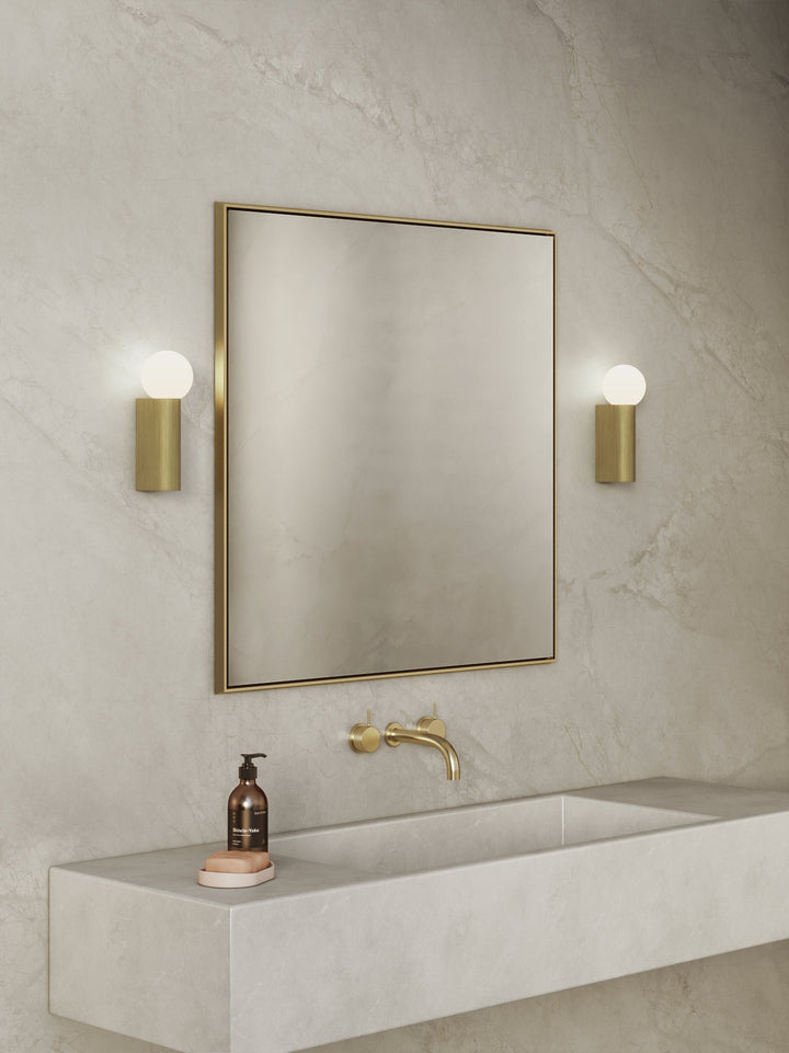 Astro 1459012 Ortona Bathroom Single Wall Light Matt Brushed Brass