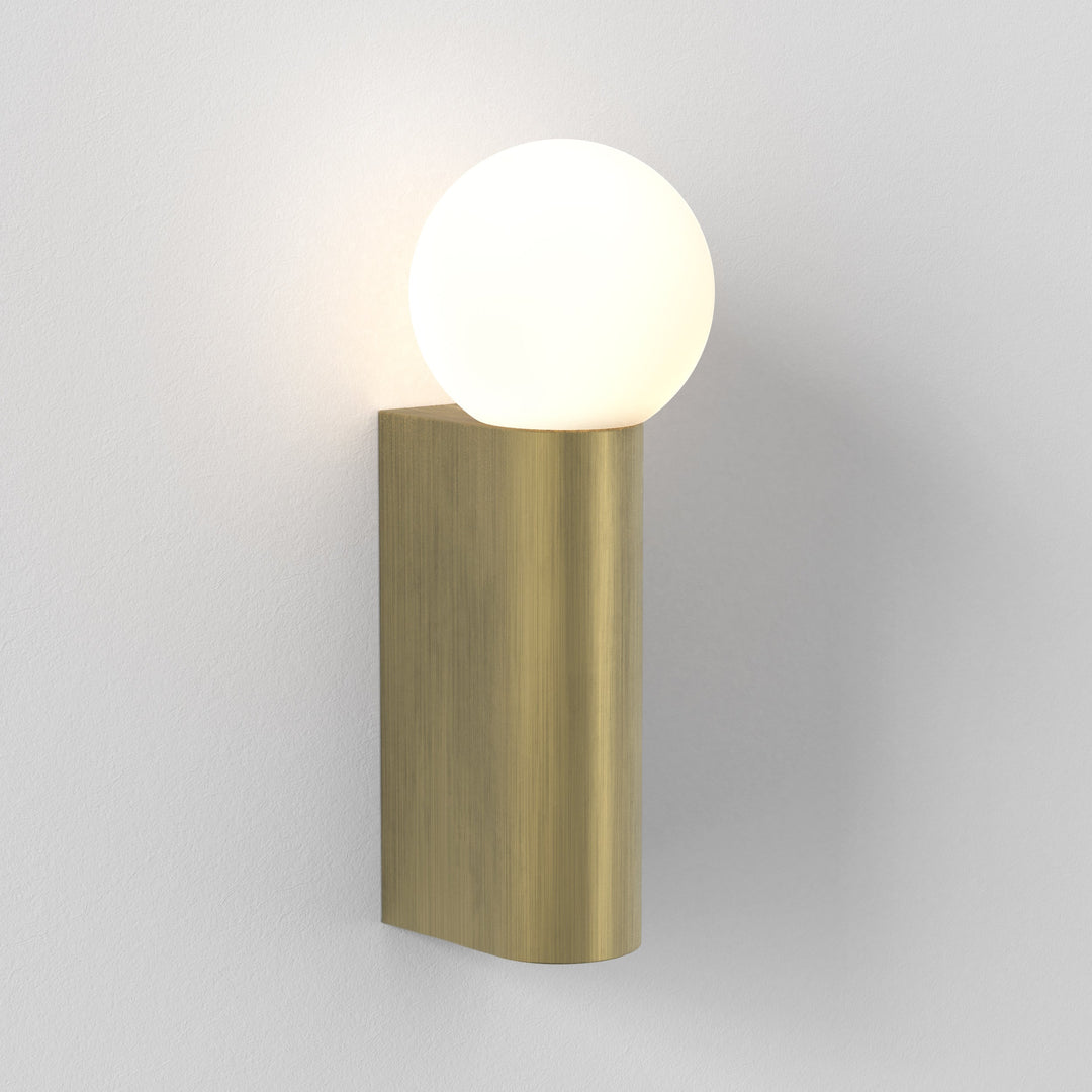 Astro 1459012 Ortona Bathroom Single Wall Light Matt Brushed Brass