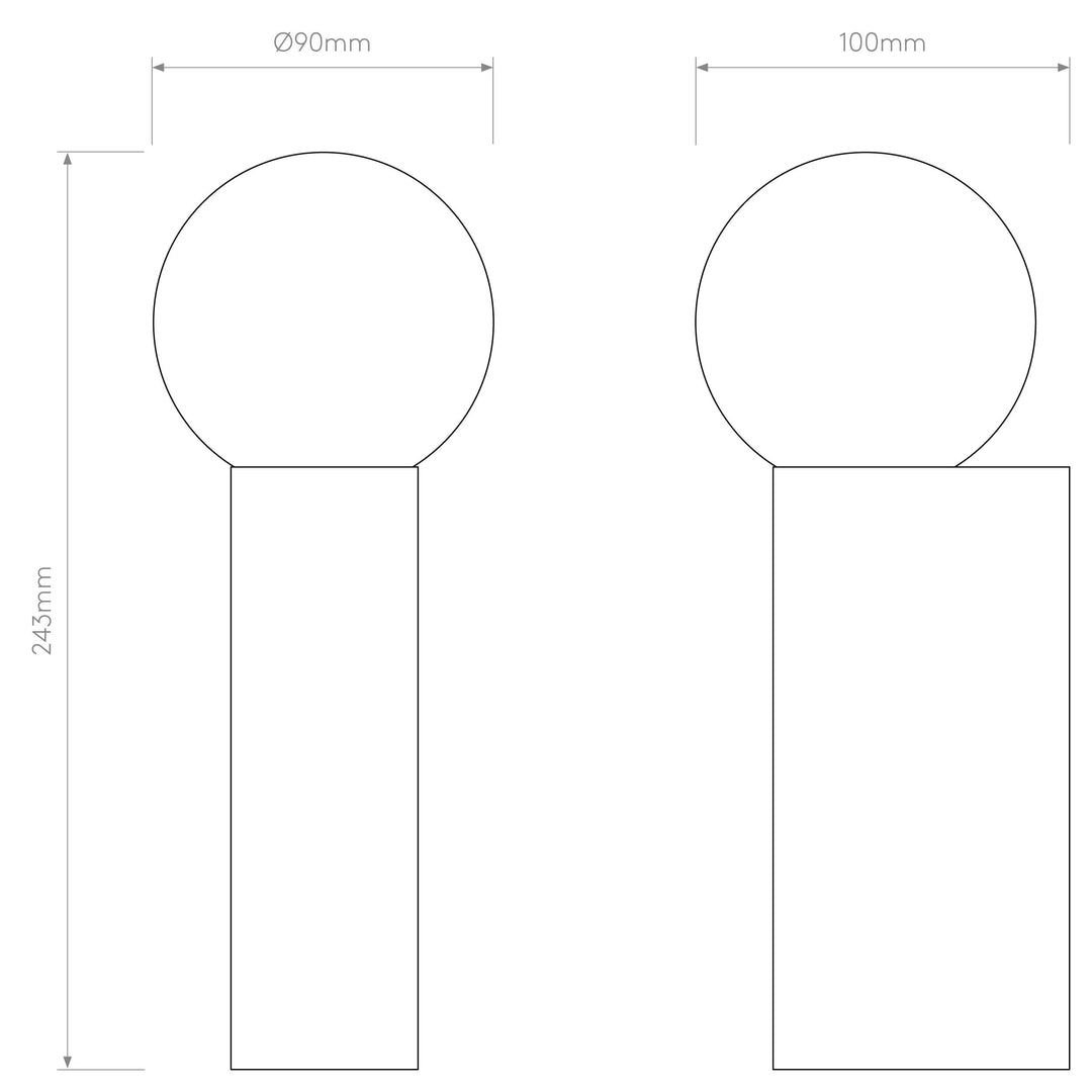 Astro 1459012 Ortona Bathroom Single Wall Light Matt Brushed Brass