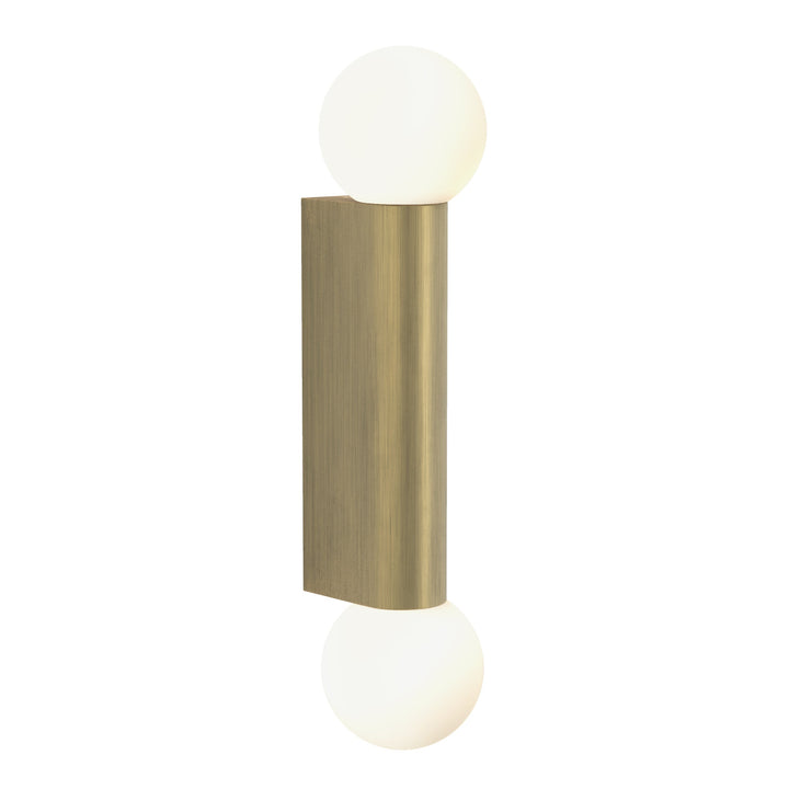 Astro 1459013 Ortona Bathroom Twin Wall Light Matt Brushed Brass