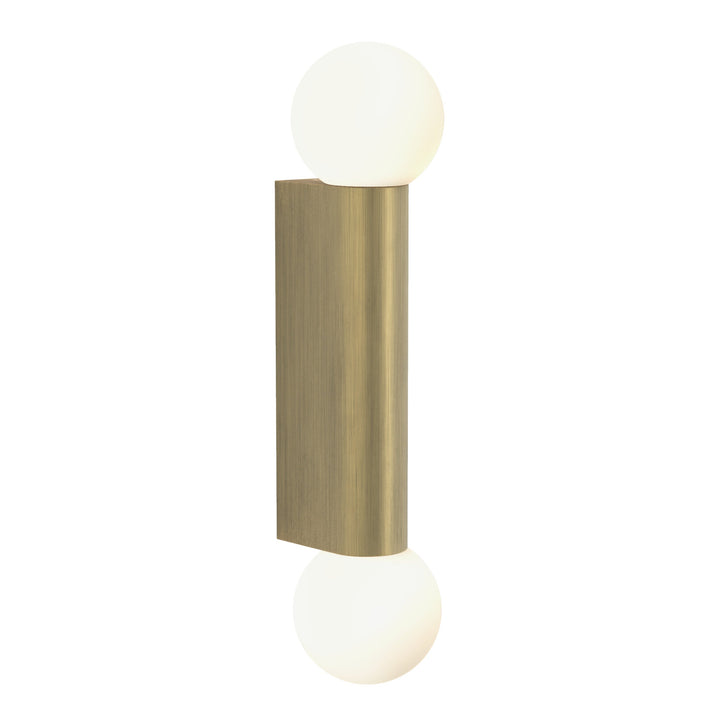 Astro 1459013 Ortona Bathroom Twin Wall Light Matt Brushed Brass