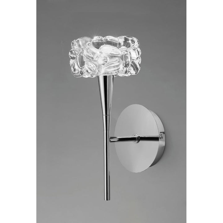 Mantra M3927/S O2 Wall Lamp Switched 1 Light G9 Polished Chrome (S)