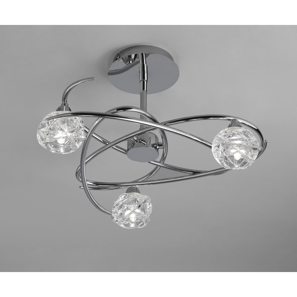 Mantra M3944 Maremagnum Ceiling 3 Light G9 Polished Chrome (S)