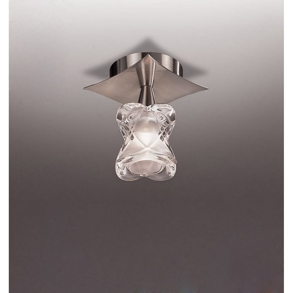 Mantra M0047 Rosa Del Desierto Fixed Ceiling 1 Light Satin Nickel (SD)