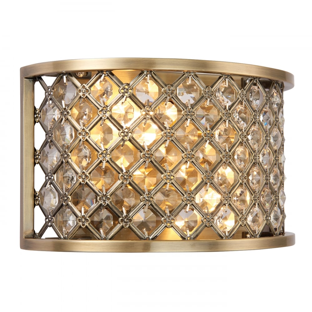 Endon 70559 Hudson Indoor Wall Light Glass (S)