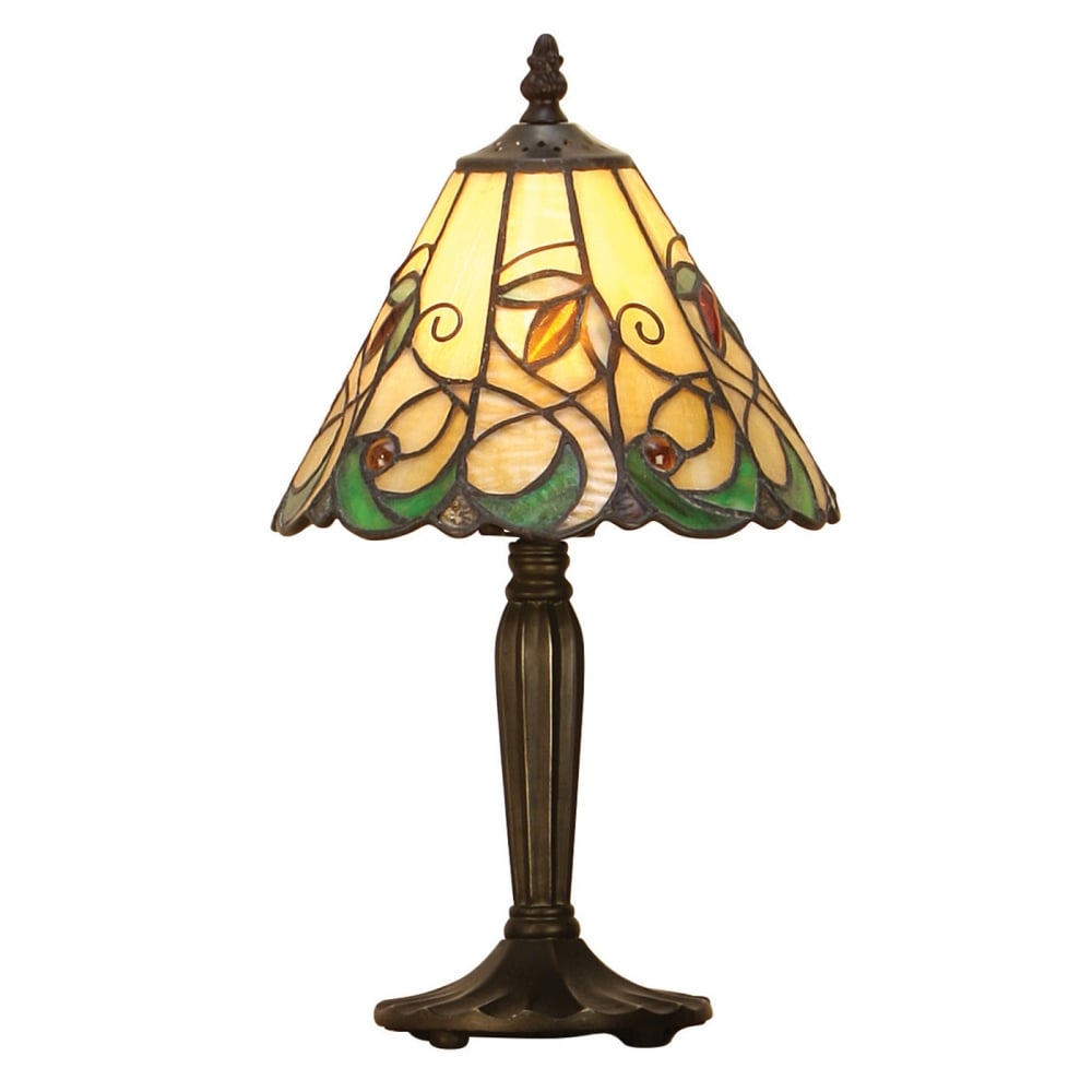 Interiors 1900 64196 Jamelia Tiffany Intermediate Table Lamp