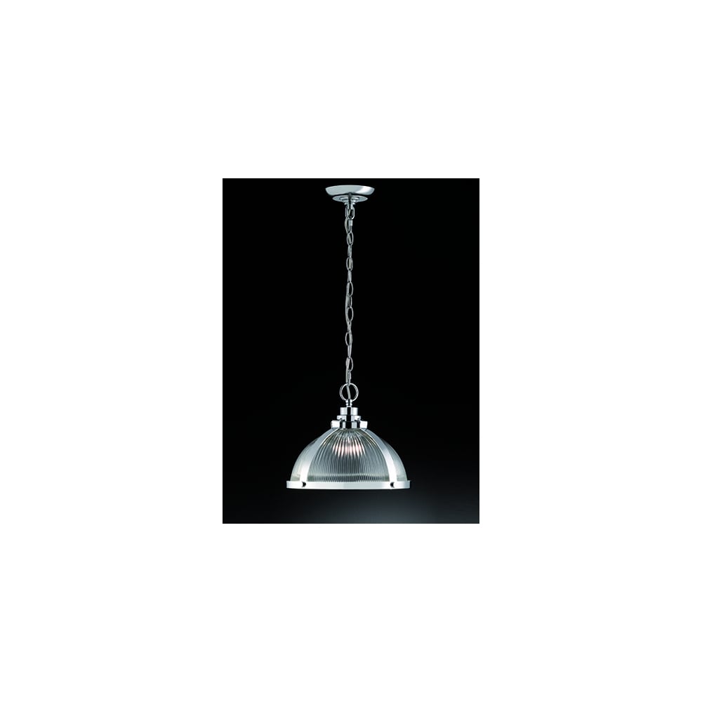 Franklite P116 1 Light Pendant Chrome (SD)