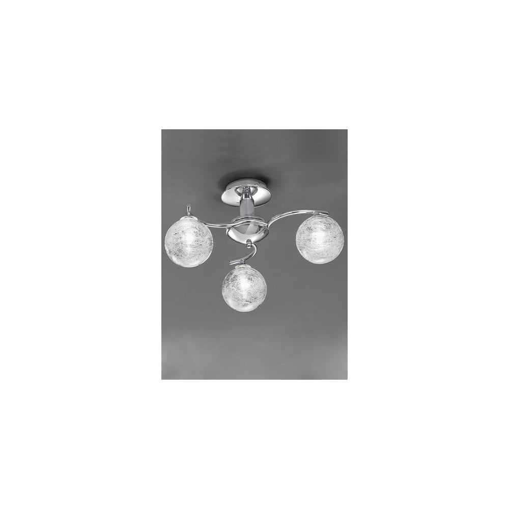 Franklite FL2311/3 Chrome Ceiling Flush 3 Light (SD)