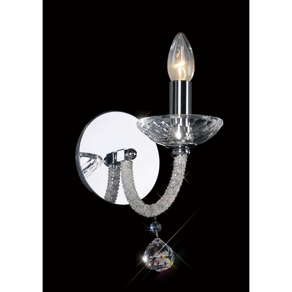 Diyas IL30331 Amora Wall Light Chrome (SD)