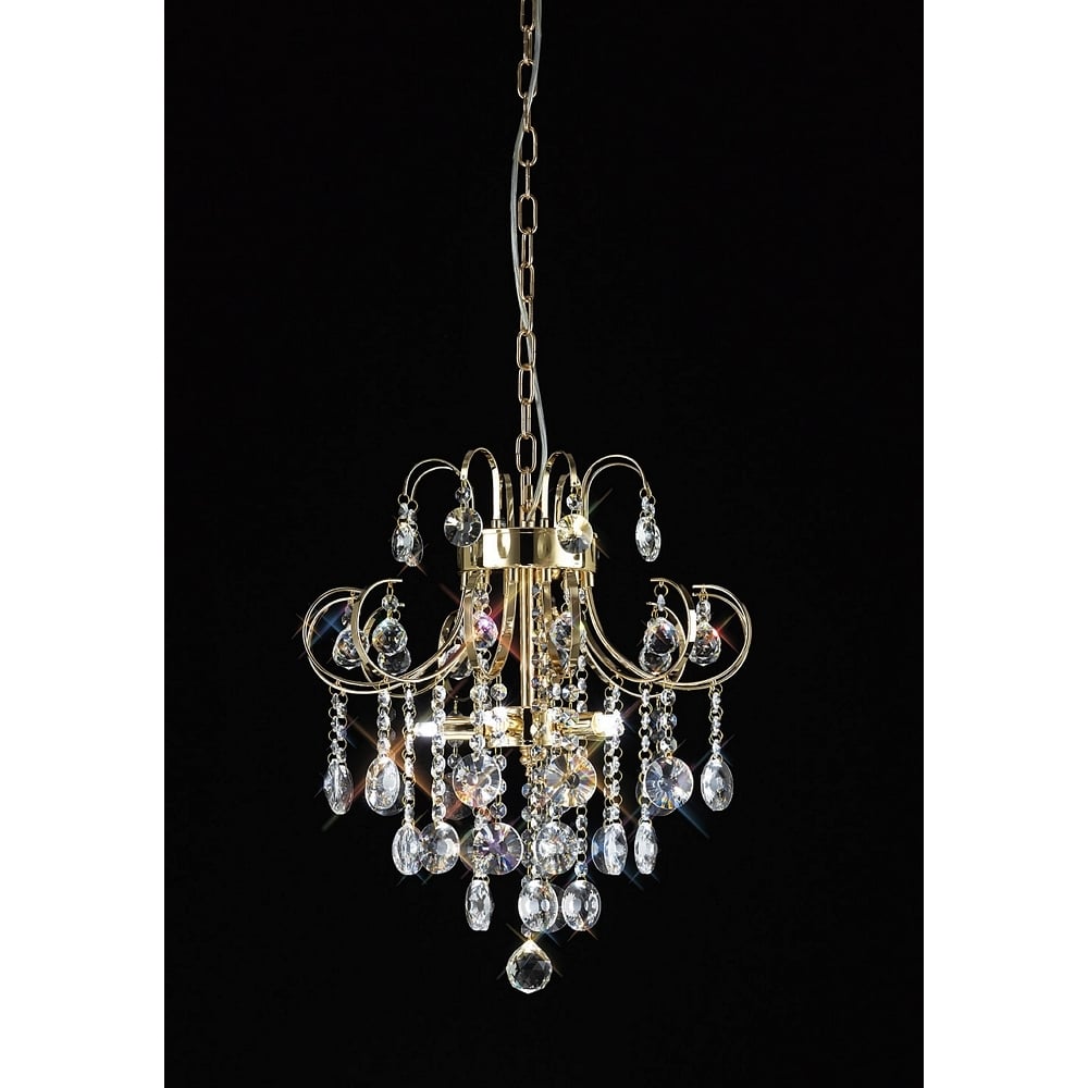 Diyas IL32054 Rosina Pendant French Gold/crystal (S)
