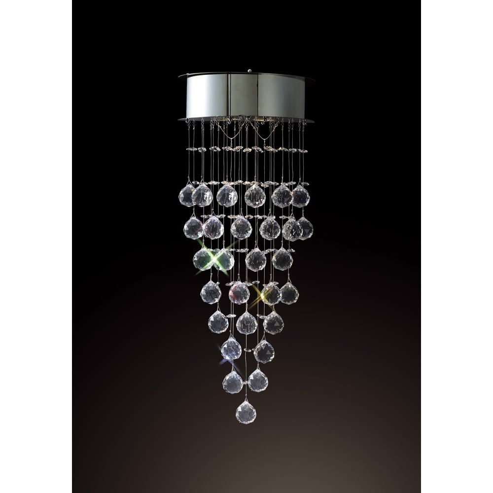 Diyas IL30786 Colorado Wall Lamp Chrome/crystal (S)