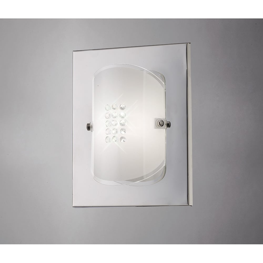 Diyas IL31330 Starlis Wall Lamp Chrome/glass/crystal (S)