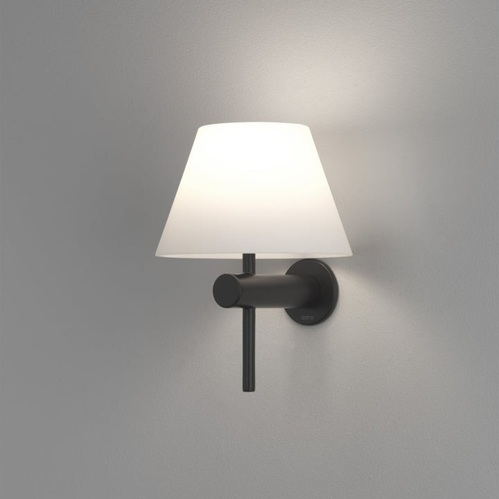 Astro 1050007 Roma Bathroom Wall Light Matt Black (S)