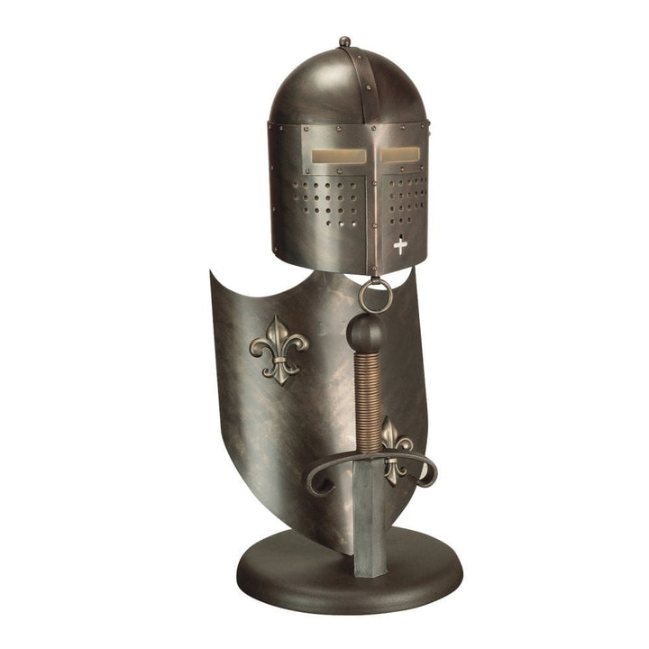 Elstead CRUSADER T/L Crusader One Light Table Lamp Burnished Bronze