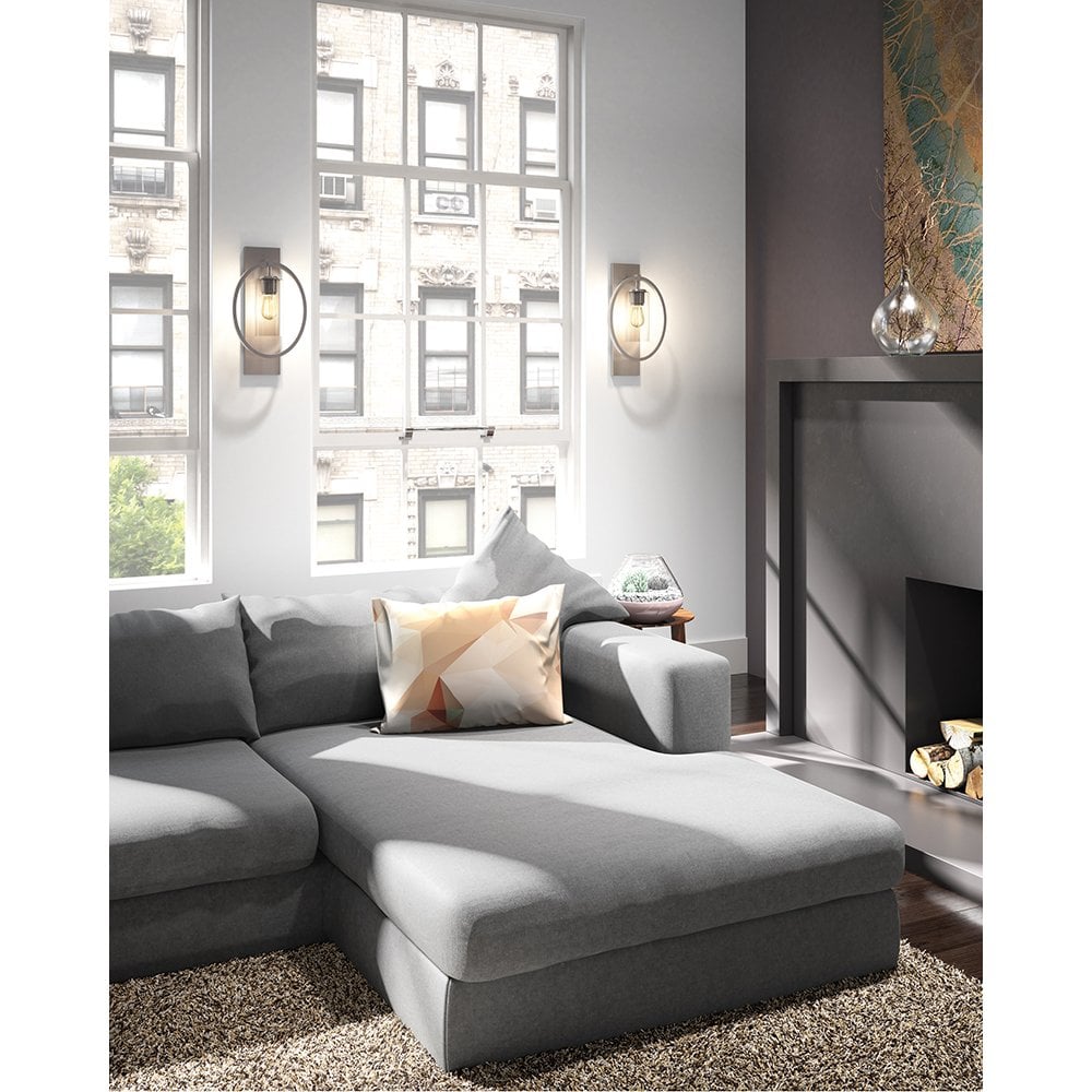 Feiss FE/MARLENA1 ANBZ Marlena 1 Light Wall Light (S)