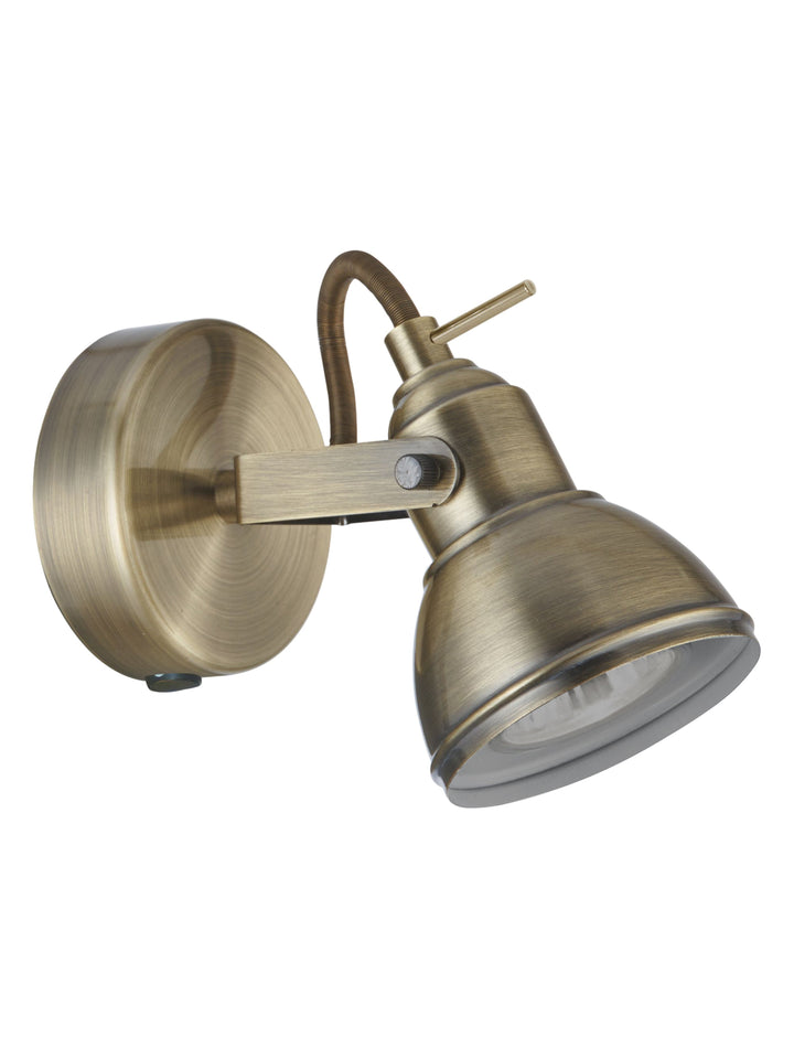 Searchlight 1541AB Focus - 1 Light Spotlight Antique Brass