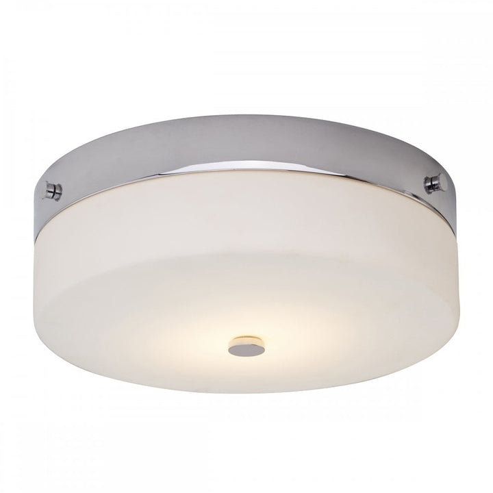 Elstead TAMAR/F/L PC Tamar 1 Light Large Flush Light Polished Chrome (S)