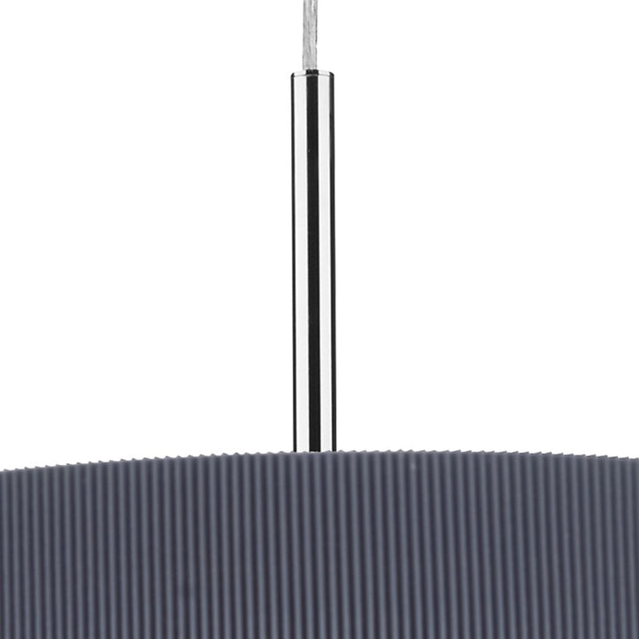 Dar ZAR1739 Zaragoza 3 Light Pendant Grey (S)